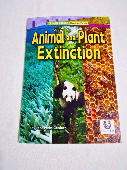 Book cover of 'Animal and Plant Extinction' by Jane Parks Gardner on a white background